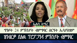 ERISAT: ግንቦት 24 ምኽንያት ብምግባር ዝካየድ ፕሮፖጋንዳ ስርዓት ኢሰያስ