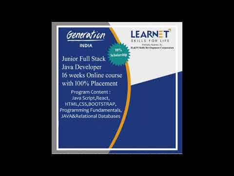 Jr Java Full Stack Developer Program