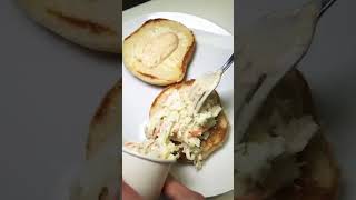 Trying the viral @Zet’s Restaurant Fish sandwich! #shorts #viral #fishsandwich #fishfilet #foodie