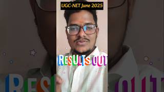 Breaking RESULTS OUT for UGC NET JUNE 2025 #ugcnetresults