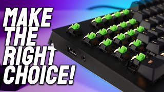 How To Choose The Right Mechanical Keyboard Switch For YOU