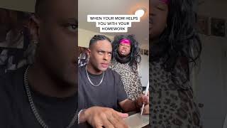 When your mom helps you with your homework @leethe4th #SkipTheRinse #TikTokGGT #suburbanprince #sho