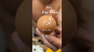 The Egg Hack 🥚 Get Easy Peel Eggs Every Time