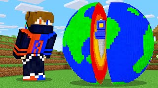 I Mined To The OTHER SIDE of Minecraft Earth