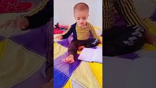 study time😅😅 #hamdan #shorts #babystudy #ytshorts