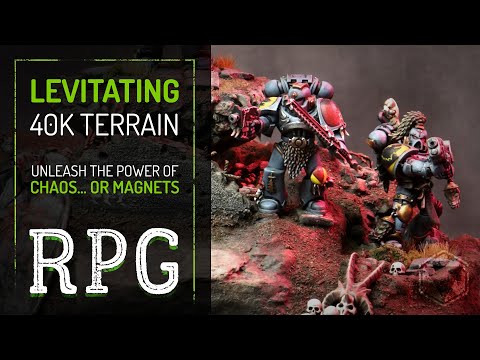 Psykers are Close, Warhammer Levitating Diorama #warhammer #warhammer40k