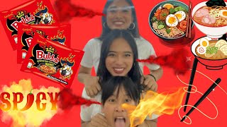 SIBLINGS TRY 2x SPICY RAMEN 🍜