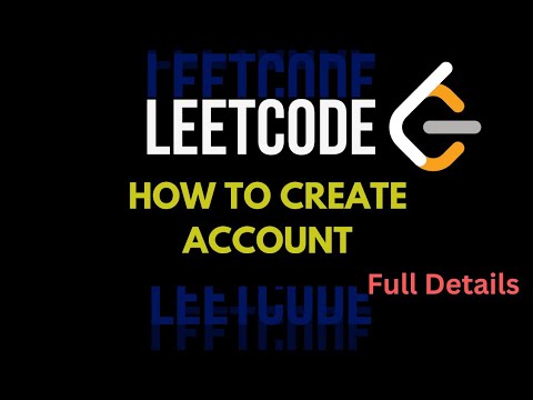How to Create an Account | Signup | Leetcode | Hindi | 2024 | full details