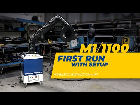 FIRST RUN WITH SETUP - Welding Fume Extraction Unit, Mobile - M1/1100