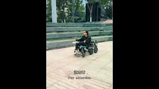 男人喜提新车，第一件事竟然是去接弟弟#兄弟  #护卫神电动轮椅  #电动轮椅