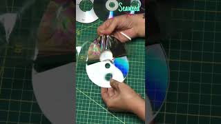 Cómo Limpiar Cds para Manualidades #shorts #shortvideo #arte #reciclaje