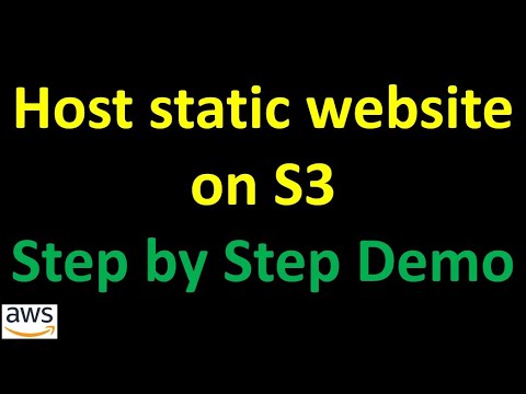 Video1- Host static website on S3 | end-to-end 3-tier project