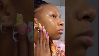 Dewy Skincare Routine #dewyskin #skincareroutine #skincare #nighttimeskincareroutine #blackgirlskin