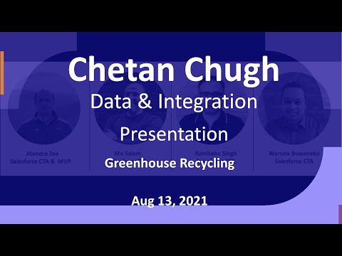 Chetan Chugh - Greenhouse Recycling - Data & Integration Section - Presentation - Judge Vinay Sail