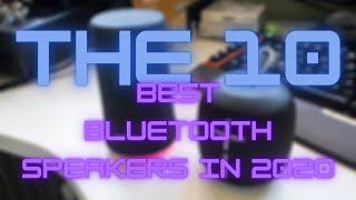 [TOP10TECH]The 10 best Bluetooth speakers in 2020