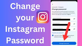 How to Change your Instagram Password 2024