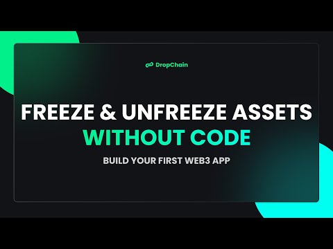 How to Freeze & Unfreeze NFT or Token No Code - Build a Web3 App