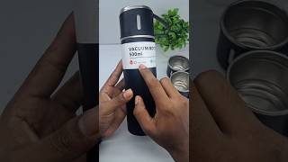 Vacuum Flask Set | Unboxing | vacuum flask set with 2 cups | thermos bottle