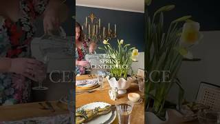 Thrifted Spring Centerpiece #springdecorideas #springcenterpiece #thrifteddecor