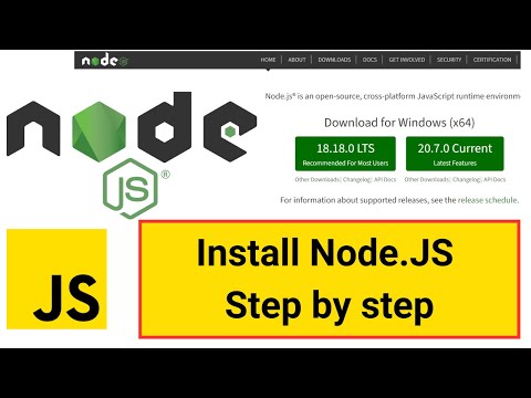Node JS Installation step by step