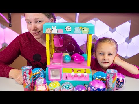 Moj Moj Surprise Toys Claw Machine Surprizamals Surprise Eggs Squishy Toy for Girls Kinder Playtime