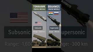 Brahmos Missile vs Tomahawk Cruiser Missile || Comparison ⚖️ (2025) #brahmos #tomahawk #india #usa