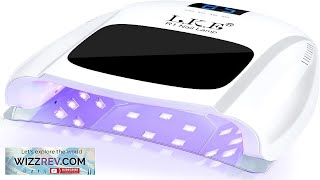 Cordless UV Nail Lamp 80W Rechargeable UV Light for Gel Nails Review