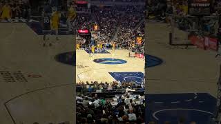 Anthony Davis Blocks Anthony Edwards #timberwolves Take On #lakers