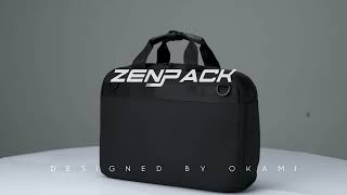Okami ZenPack "LUXE" | Laptop Messenger Bag X Briefcase | USB Fast-Charging and RFID Safe Organiser