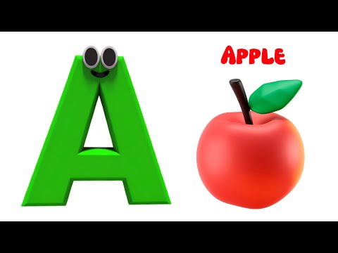 ABC Cocomelon Phonics - Toddler Learning Video , A for Apple , Educational Nursery Rhymes , ABC Song
