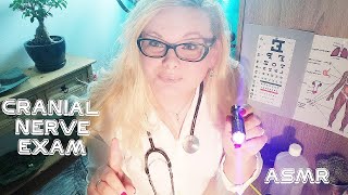ASMR Cranial nerve exam/medical rp
