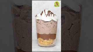 NUTELLA dessert cups with chocolate pudding 🍫 topping various chocolate dessert cups