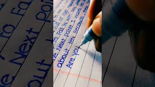 How to write Good Handwriting with Pen / How to improve Handwriting/ #Shorts #video