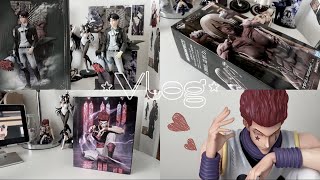 [ 오타쿠 브이로그 ] 🕸️ 열심히 피규어깡 챙겨왔다요 !!! ღˇ◡ˇღ • 히소카 레진 • 리바이 피규어 • 여성형 거인 • 피규어깡 • 더현대서울 • 반지 맛집