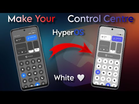 Make Your HyperOS ⚡ Control Centre White 🤍 | Official No Root | 💯 Working In HyperOS |