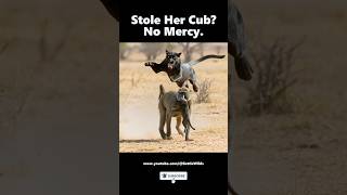 No Mercy Today‼️The Price of Stealing a Blackpanther Cub #blackpanther #monkey