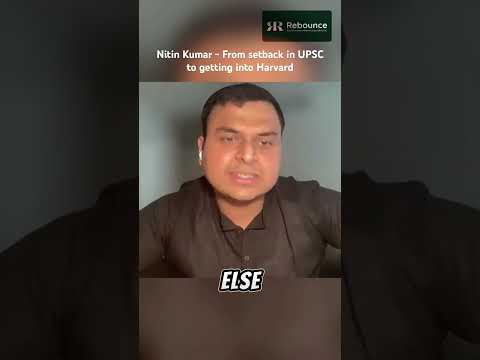 From failing in UPSC to getting into Harvard by Vice President SHRI #upsc #aspirants #interview