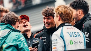 Max Verstappen spills the tea with the other drivers | F1 Drivers chilling in Drivers Parade | BTS