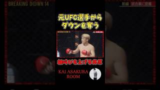 元UFCのガチ選手からダウンを奪う井原良太郎#shorts #朝倉海 #朝倉未来 #ブレイキングダウン