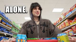 shopping alone for the first time