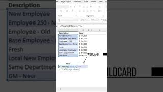 COUNTIF with Partial Criteria #excel #countif