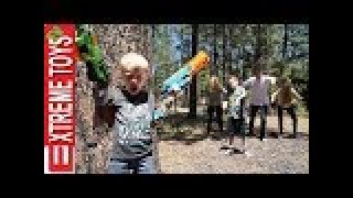 Nerf Zombie Attack! The Wild Undead Vs  Ethan and Cole Nerf Zombie Blaster Battle!