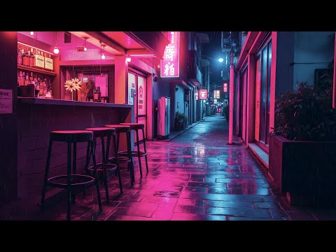 90's Lofi City 🗼 Retro Tokyo Lofi 🌃 Lo fi beats with rain sounds to sleep, relax [lofi hiphop mix]