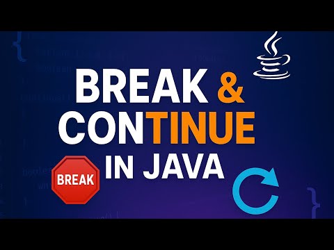 Break and Continue in Java | Simple Explanation with Examples in tamil