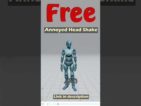 Annoyed Head Shake. Free Mixamo animation for Daz Studio's Genesis 9