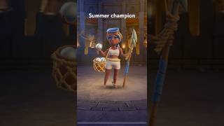 Summer champion hero skin clash of clans #clashofclans #shortvideo