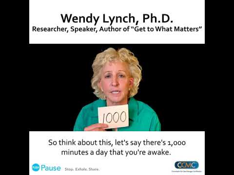 Push Pause. | Wendy Lynch: It's About Time