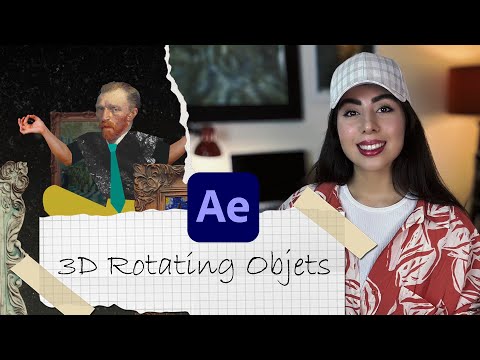 How to create 3d rotating objects in aftereffects