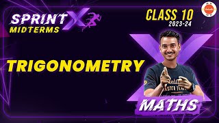 Sprint X | Trigonometry Class 10 Important MCQs | NCERT Maths Class 10th Preparation | CBSE 2024