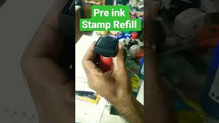 Self ink Stamp Refill | #selfinkstamp #stamps #viralshorts